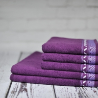 Ręcznik Kwarc ciemnofioletowy