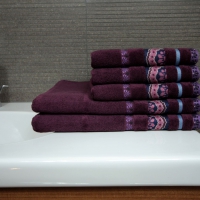 Ręcznik Aztec fioletowy
