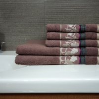 Ręcznik Kontrast brązowy